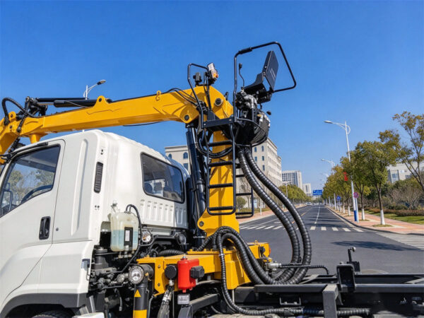 ISUZU 18 Ton Hook Loader Knuckle Crane Truck Crane Details