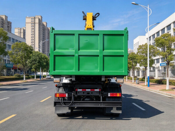 ISUZU 18 Ton Hook Loader Knuckle Crane Truck Rear