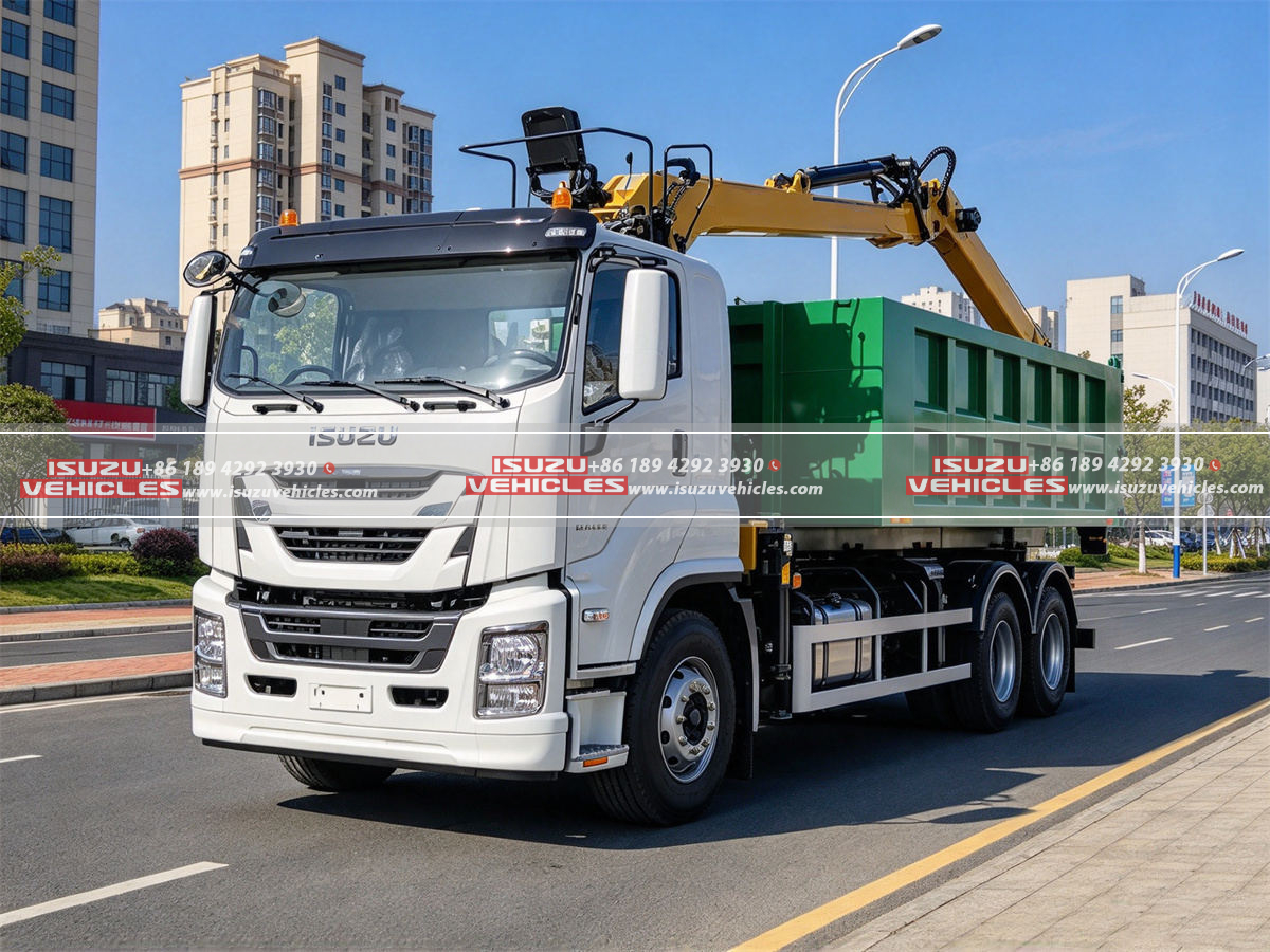 ISUZU 18 Ton Hook Loader Knuckle Crane Truck ISUZU 18 Ton Hook Loader Knuckle Crane Truck