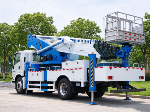 ISUZU 45M Bucket Lift Truck Rear Back