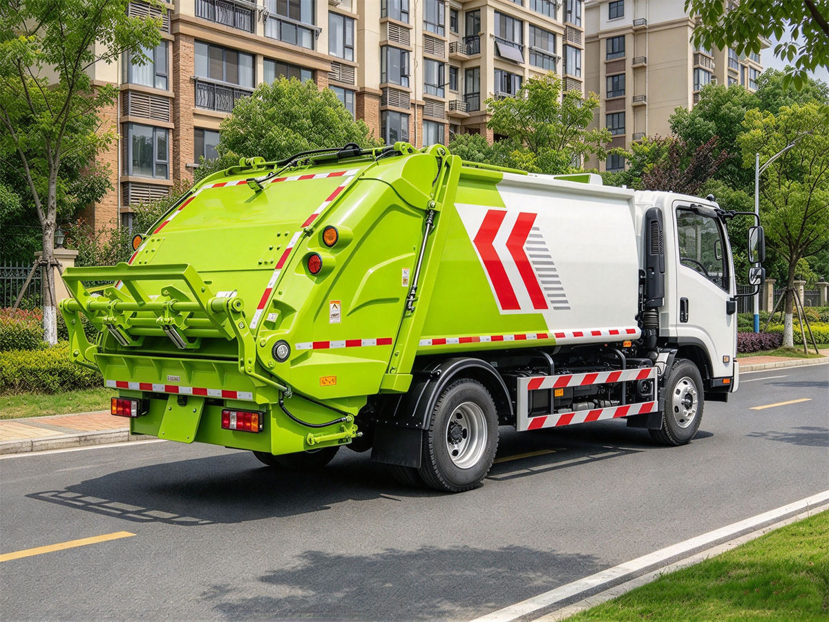 ISUZU 8 CBM Rear Loader Garbage Truck Rear ISUZU 8 CBM Rear Loader Garbage Truck Rear