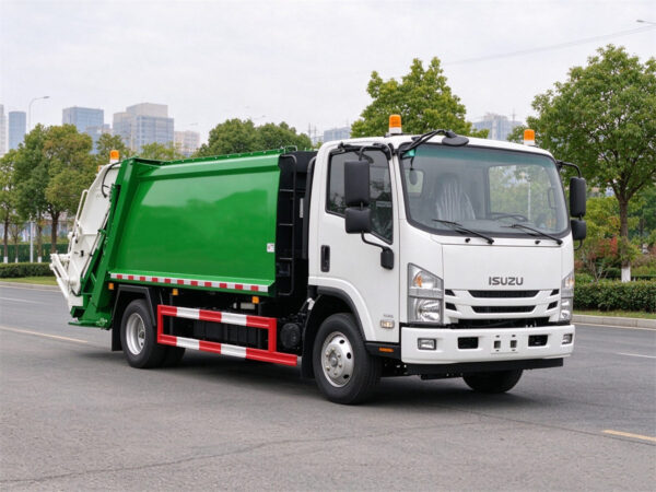 ISUZU 8 CBM Rear Loader Waste Truck Right
