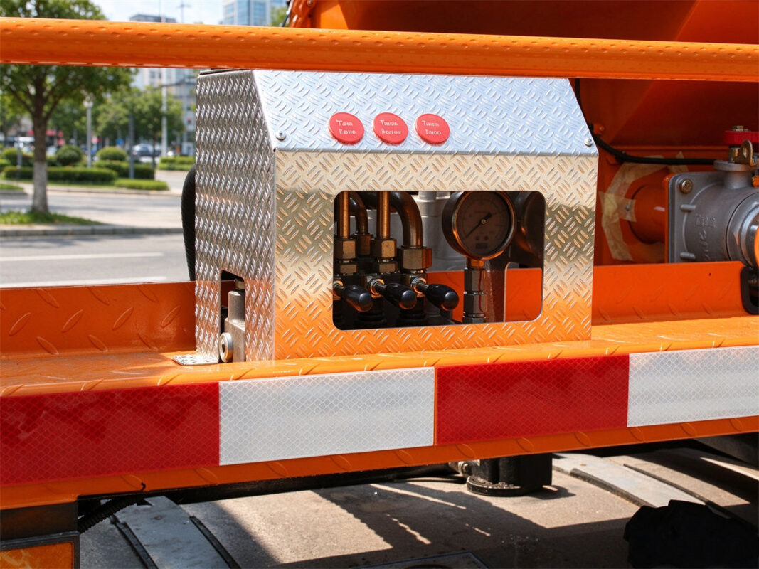 ISUZU 8 CBM Vacuum Sewer Jetting Truck Details