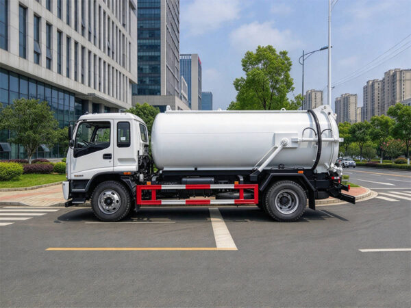 ISUZU 8 CBM Vacuum Sewer Truck Tanker