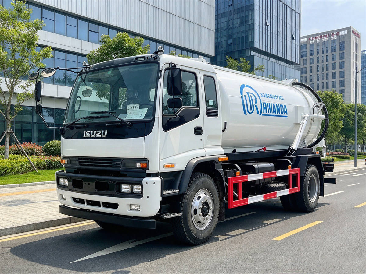 ISUZU 8 CBM Vacuum Sewer Truck ISUZU 8 CBM Vacuum Sewer Truck