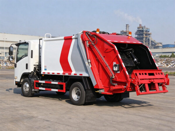 ISUZU 8 CBM Waste Collection Truck Back