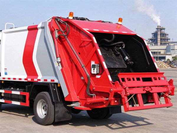 ISUZU 8 CBM Waste Collection Truck Back Details