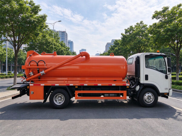 ISUZU 8 Ton Vacuum Suction Truck Body