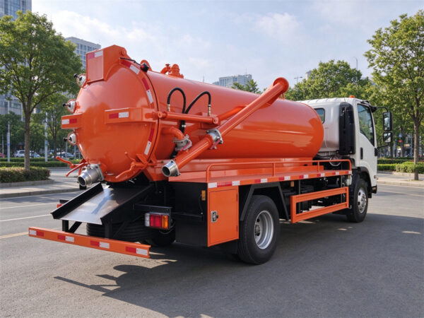 ISUZU 8 Ton Vacuum Suction Truck Left