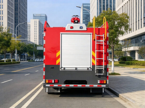 ISUZU 8000L Water Fire Fighting Truck Back