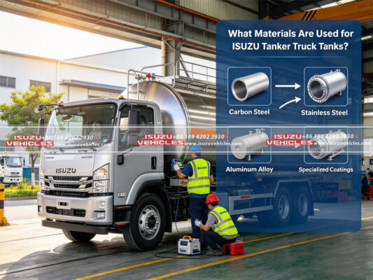 What Materials Are Used for ISUZU Tanker Truck Tanks?